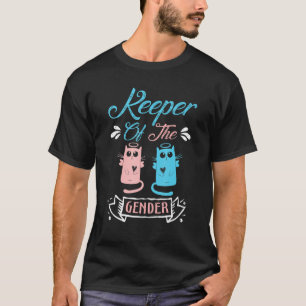 Innehavare av Genderna Tjud katter i blått och ros T Shirt