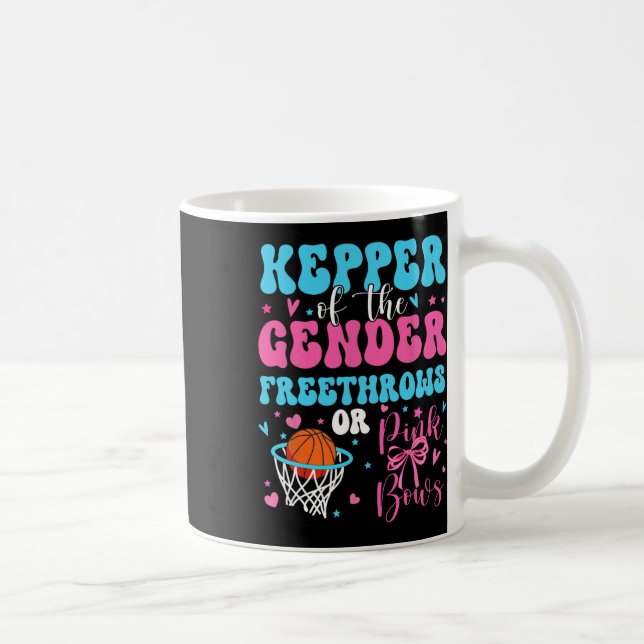 Innehavare av Gendernas fria spolar eller Rosa Bow Kaffemugg (Höger)