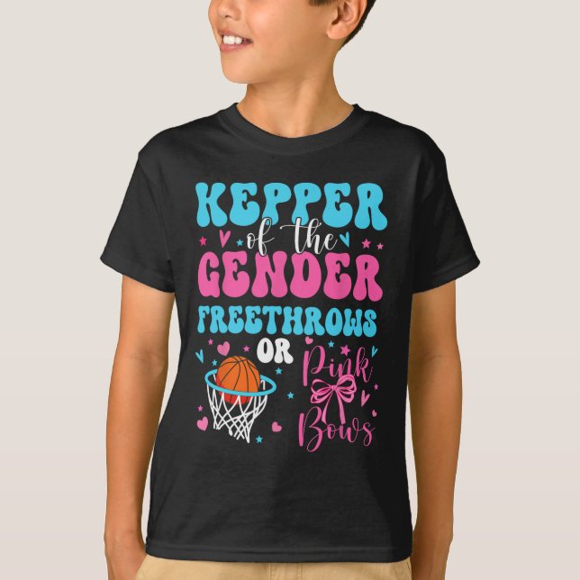 Innehavare av Gendernas fria spolar eller Rosa Bow T Shirt (Framsida)