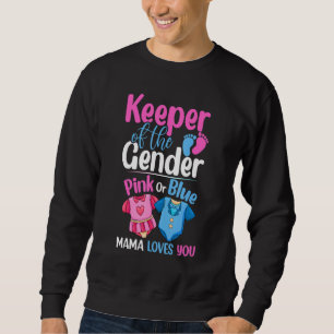 Innehavare av Gendernas Rosa eller blått Mamma du Lång Ärmad Tröja