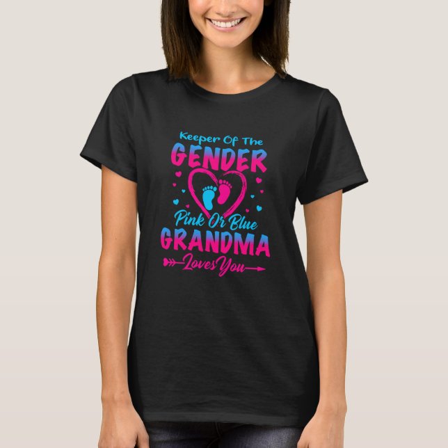 Innehavare av Gendernas Rosa eller Kärlek för blå  T Shirt (Framsida)
