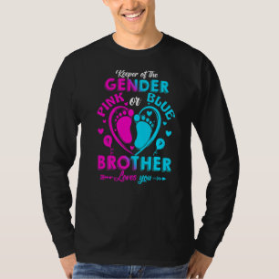 Innehavare av Gendernas Rosa eller Kärlek med blå T Shirt
