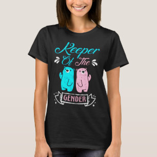 Innehavare av Gendernas Rosa och blå Nalle T Shirt