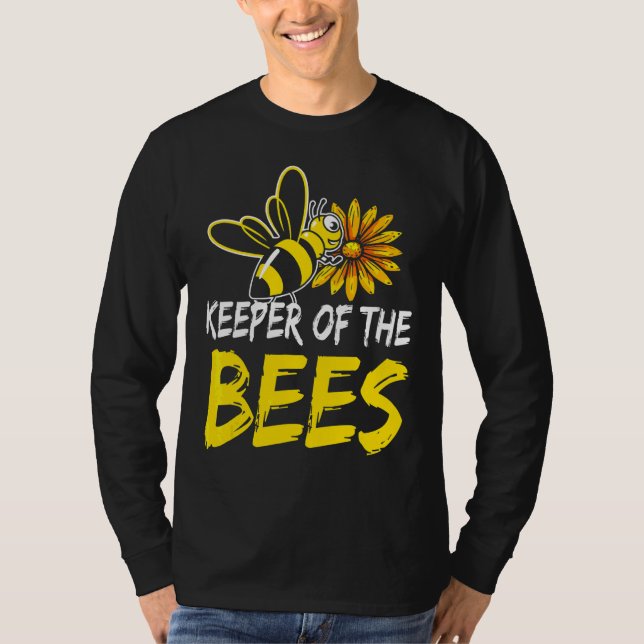 Innehavare av honungsbin för biodlingsbin t shirt (Framsida)