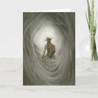 Innehavare av ljus i Skogen Kort