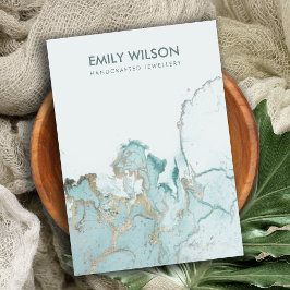 INNEHAVARE AV MARBLE BLANK INNEHAVARE AV AQUA BLUE VISITKORT