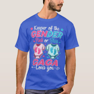 Innehavare av Rosa för Gender av kalvning eller Bl T Shirt