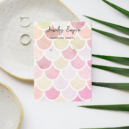 Innehavare av Sjöjungfru för färgning av vattenfär Visitkort