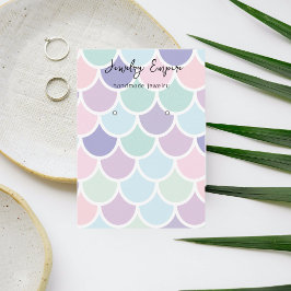 Innehavare av Sjöjungfru för färgning av vattenfär Visitkort