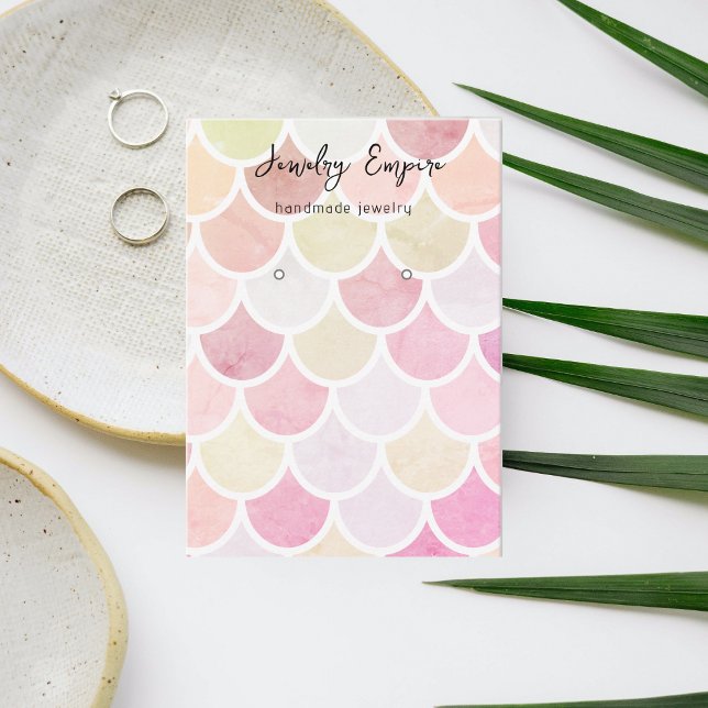 Innehavare av Sjöjungfru för färgning av vattenfär Visitkort (Skapare uppladdad)