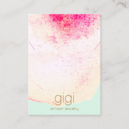 Innehavare av Visning för konstnärlig vattenfärg N Visitkort