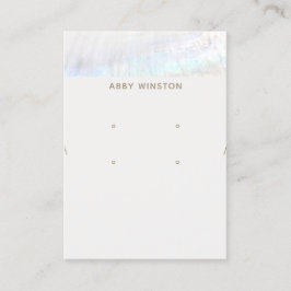 Innehavare av Visning för kustnära två avläsningar Visitkort