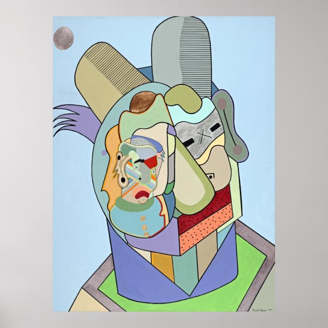 "Inner Ansikte" av Ruchell Alexander Poster (Framsidan)