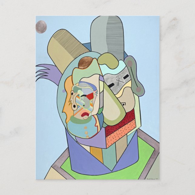 "Inner Ansikte" av Ruchell Alexander Vykort (Framsida)