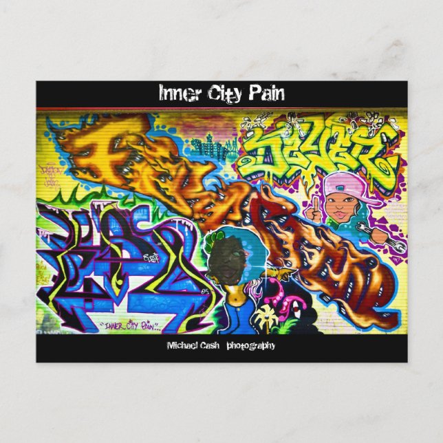 Inner City Pain Vykort (Framsida)