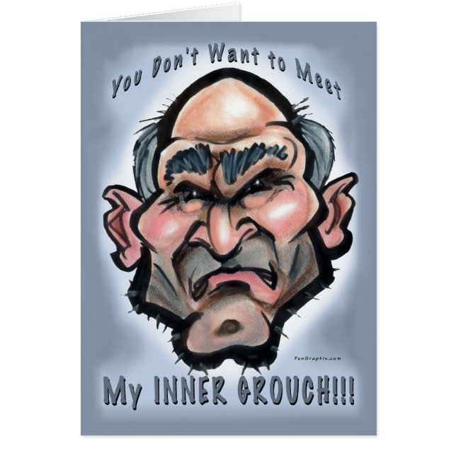 Inner Grouch Hälsningskort (Framsidan)