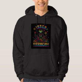 Inner Harmony | Svart Hoodie