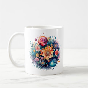 Inner Peace Menagerie Mandala - A Fusion of Yoga P Kaffemugg