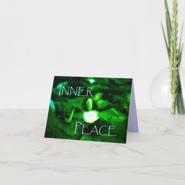 INNER PEACE SMALL GREETING CARD KORT (Framsida)