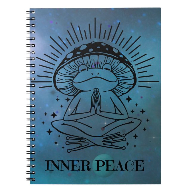 Inner Peace Yoga Anteckningsbok (Framsidan)