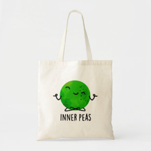 Inner Peas Funny Meditating Pea Pun Tygkasse