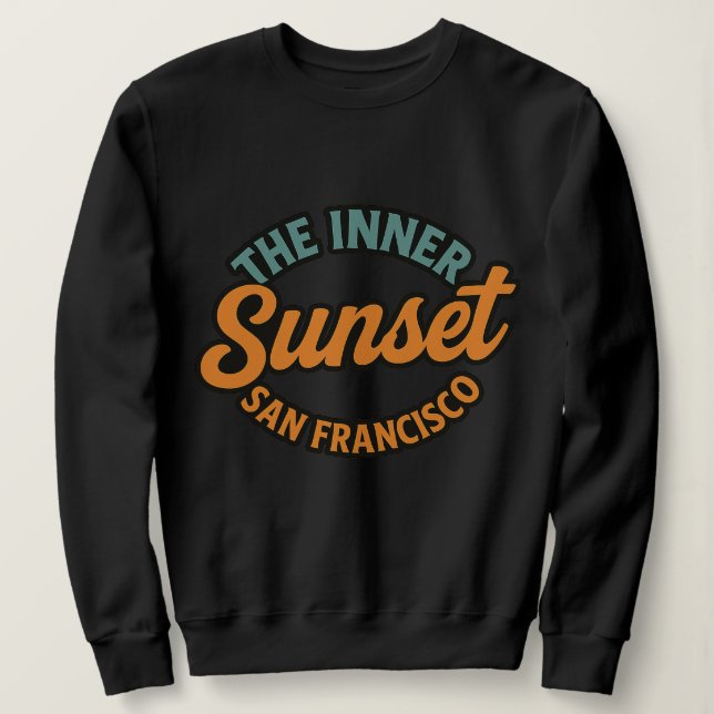 Inner Sunset San Francisco T Shirt (Design framsida)