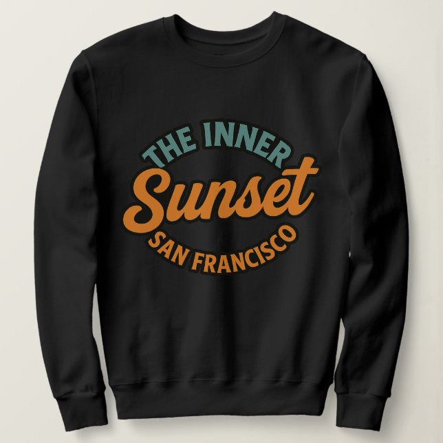Inner Sunset San Francisco T Shirt (Design framsida)