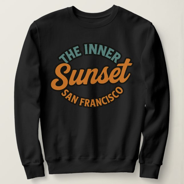 Inner Sunset San Francisco T Shirt (Design framsida)