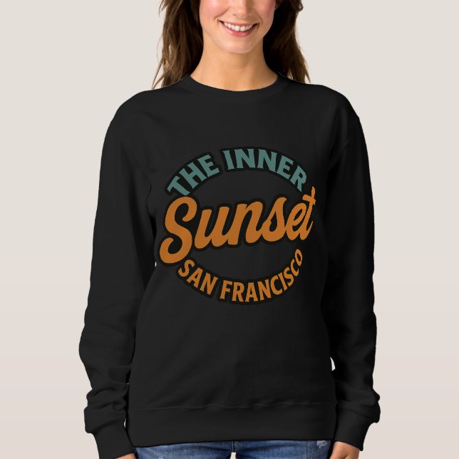 Inner Sunset San Francisco T Shirt (Framsida)
