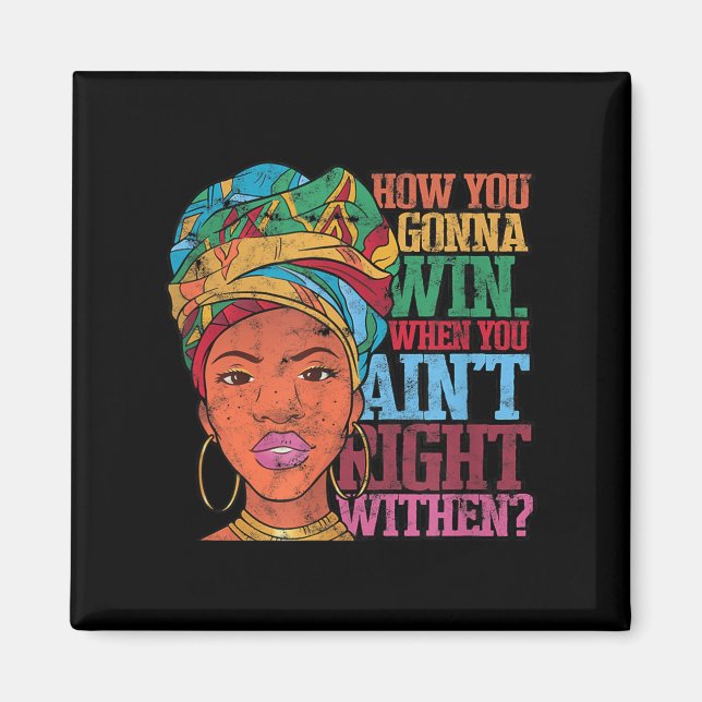 Inner - Victory - Truth Uni-vuxnor - Black - Small Magnet (Framsidan)