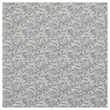 Innerad mono paisley art mönster