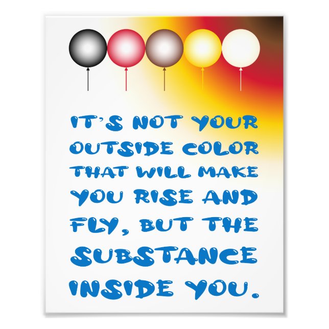 Innerämne i ett yttre Färg Fototryck (Framsidan)