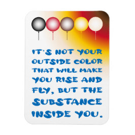 Innerämne i ett yttre Färg Magnet