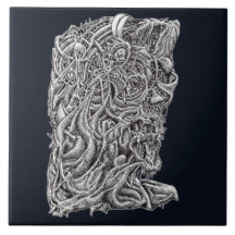 Innerbeastman, bläck teckning