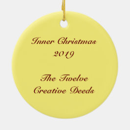 Innerjul 2019 Stars cirkel Julgransprydnad Keramik