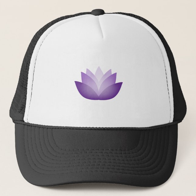 Innerljus Lila Lotus Flower Keps (Framsida)