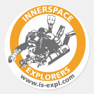 InnerSpace Explorers Aufkleber Runt Klistermärke
