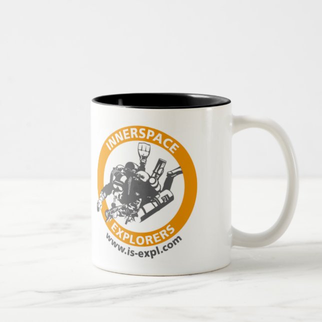 InnerSpace Explorers Tasse (Zweifarbig) Två-Tonad Mugg (Höger)