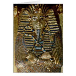 Innerst kista av Tutankhamun Hälsningskort