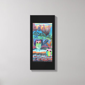 innerstaden uggla canvastryck