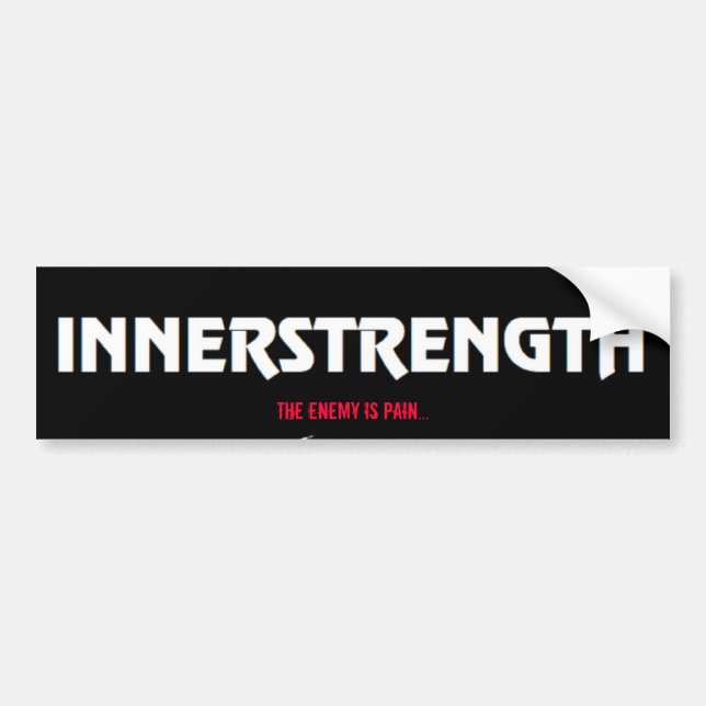 INNERSTRENGTH-bumperstikker Bildekal (Framsidan)