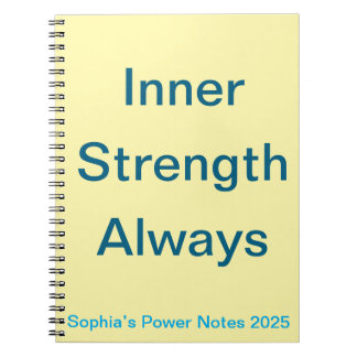 Innerstyrka alltid - present från mental hälsa anteckningsbok