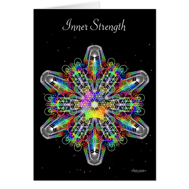 Innerstyrka Hälsningskort (Framsidan)