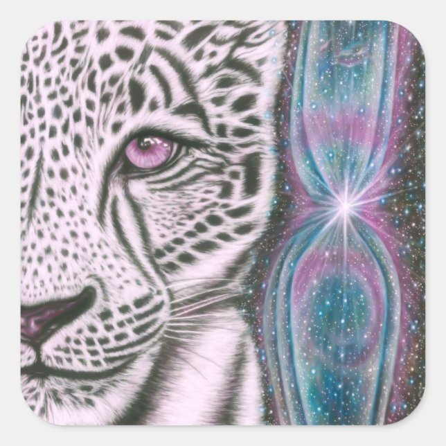 Innervisionstorgstreck Fyrkantigt Klistermärke (Framsida)