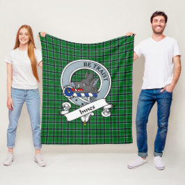 Innes Hunting Klan Badge Tartan Play Fleecefilt