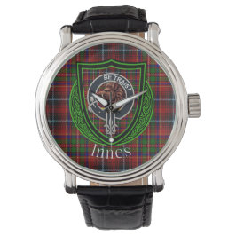 Innes Scottish Clan Tartan & Crest Armbandsur