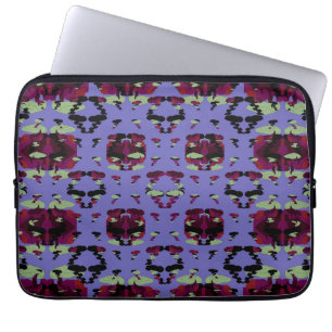Innesluten Himmel Flamma Rosor Laptop Fodral