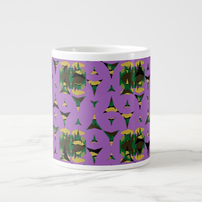 Inneslutna himmelska eldkvarnar jumbo mugg (Framsidan)