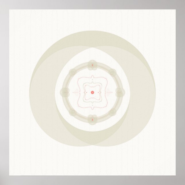 Inneslutning - Abstraktens bild nr 133 Poster (Framsidan)