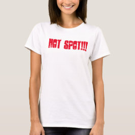 Inneställe för varma flickor tee shirt